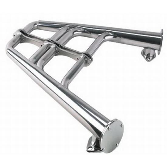 Small Block Chevy Lake Style Headers, AHC Coated