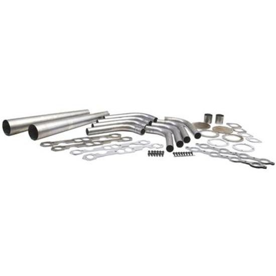 GM LS1 Lake Style Header Kit, 1-5/8 Tube, 3-1/2 Inch Cone