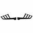 Small Block Ford 289-351W Lake Style Headers, Black Painted Small Block Ford 289-351W Lake Style Headers, Black Painted