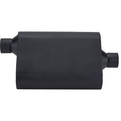 Speedway Welded Chamber Muffler, 2.25 Inch, Offset Inlet/Center Outlet