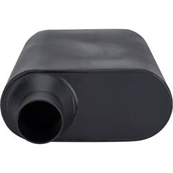 Speedway Welded Chamber Muffler, 2.25 Inch, Offset Inlet/Center Outlet