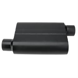 Speedway Welded Chamber Muffler, 3 Inch, Offset Inlet/Offset Outlet
