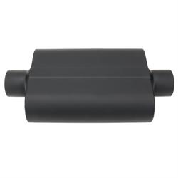 Speedway Welded Chamber Muffler, 3 Inch, Center Inlet/Center Outlet