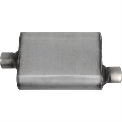 Stainless Steel Chamber Muffler, 2.50 Inch, Offset/Centered
