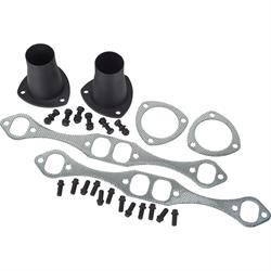 Speedway 1962-67 Chevy II Nova Gasser Fenderwell Headers, Raw Finish