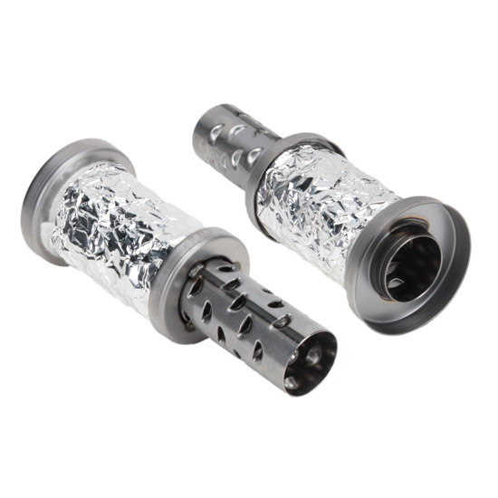 Speedway Lake-Style Header Collector Muffler Inserts, 4 Inch