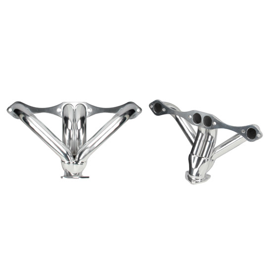 Small Block Chevy Hugger Headers for Angle Plug Heads, AHC Coated Small Block Chevy Hugger Headers for Angle Plug Heads, AHC Coated