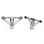 Small Block Chevy Hugger Headers for Angle Plug Heads, AHC Coated Small Block Chevy Hugger Headers for Angle Plug Heads, AHC Coated