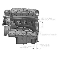 Hooker 8502-HKR Cast Iron Exhaust Manifold, 2-1/2 Inch