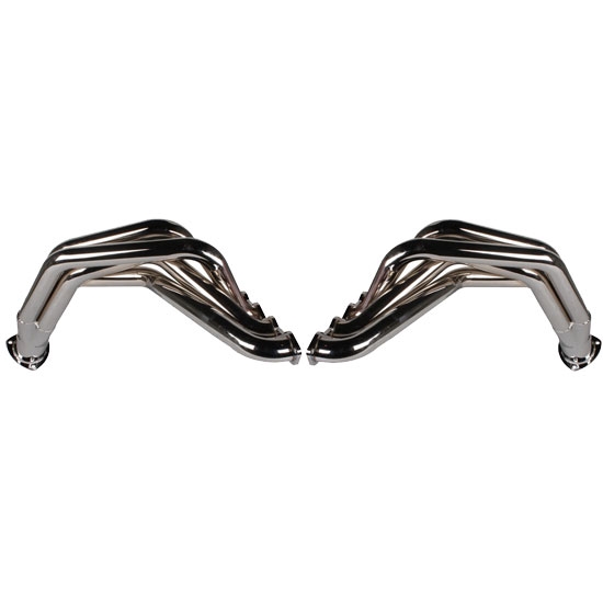 Big Block Chevy Fenderwell Headers for 1955-57 Chevy, Chrome