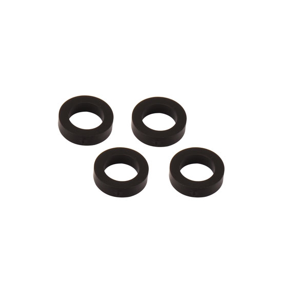 Fastener Specialties SP-SHOCK-08N-4PK Black Plastic Shock Spacers