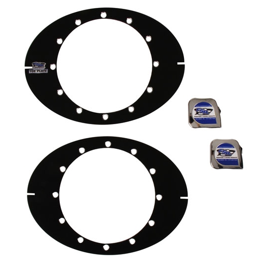 FSR Micro Sprint Direct Mount Toe Plates w/ Tape Measures