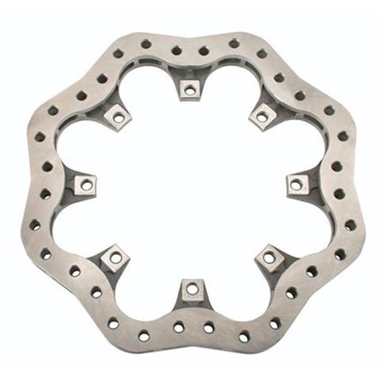 Speedway Cast Iron Drilled Scalloped Brake Rotor - 12.19 x .810