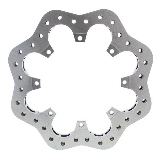 Speedway Cast Iron Drilled Scalloped Brake Rotor - 12.19 x .810