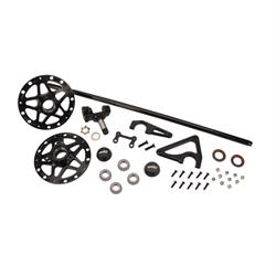 Speedway 2-1/2 Inch Sprint Front Axle Kit, 50 Inch Long, Black