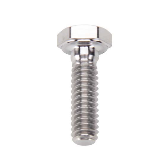 Speedway Titanium Hex Bolt, 1/4-20 x 7/8 Inch