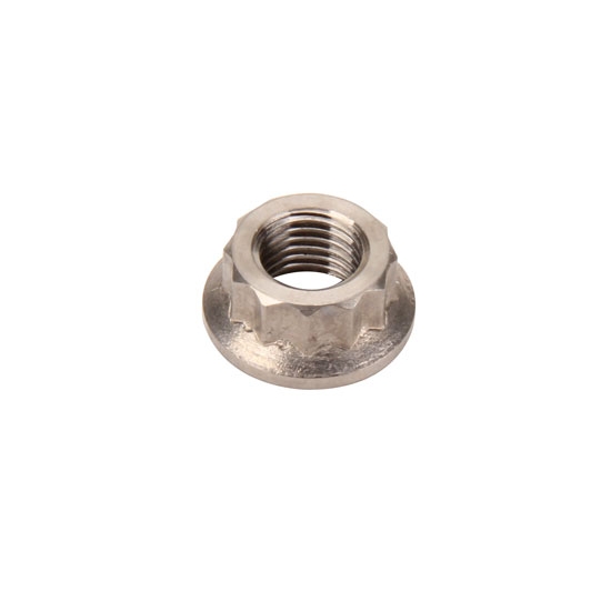 Titanium 3/8-24 Inch Thread, 12 Point Nut