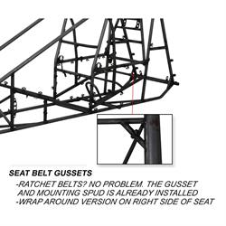EMi Eagle Motorsports® Sprint Car Helix® Finished Chassis