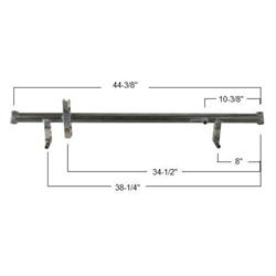 M&W MFA175ST Speedway Stealth/TCR 44 Inch Midget Axle