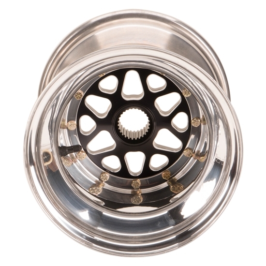 Aero-Dynamics Micro Sprint Wheel, 8 X 3 Inch, No Beadlock, Black