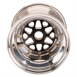 Aero-Dynamics Micro Sprint Wheel, 8 X 3 Inch, No Beadlock, Black