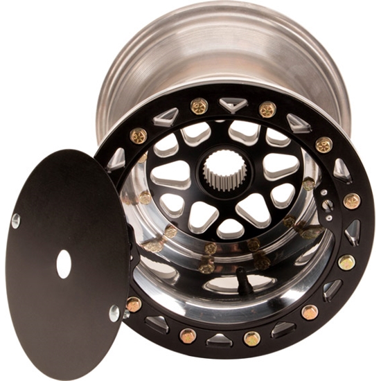Aero-Dynamics Micro Sprint Wheel, 11 X 5 Inch with Beadlock, Black