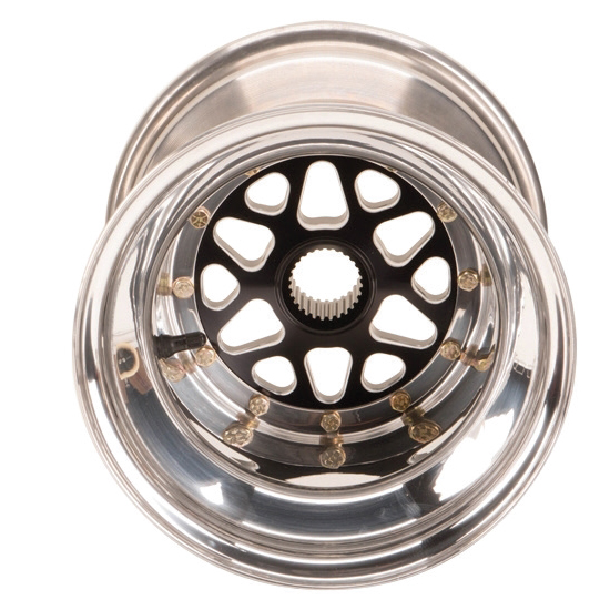 Aero-Dynamics Racing Wheels R12-5BC-BLK 10x12 Beadlock, 5 Inch Offset