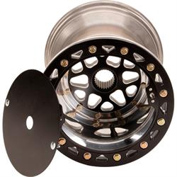 Aero-Dynamics Racing Wheels R12-5BC-BLK 10x12 Beadlock, 5" Offset
