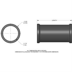 Black Micro Sprint Axle Spacer