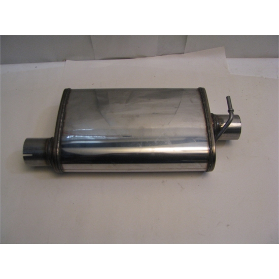 Garage Sale - Dynatech Polished 14 X 9-1/2 Inch Muffler