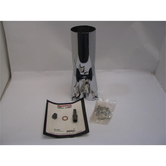 Garage Sale - Dynatech Chrome 2-1/2 Inch Inlet, 4-1/2 Inch Outlet Collector
