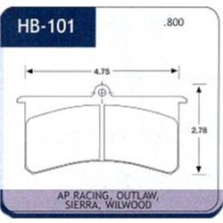 Garage Sale - Hawk HB101AL Aluminum Rotor Disc Brake Pads