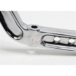 Speedway Forged 4 Inch Drop I-Beam Front Axle, Chrome, Drilled