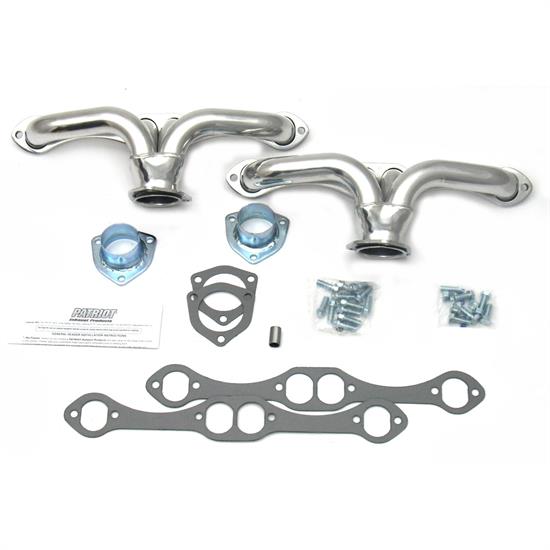 Patriot Exhaust H8052-1 Tight Tuck Header, Street Rod, Univ SBC