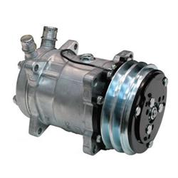 Vintage Air 04808-VUA Double V Groove Pulley Air Compressor, Stan