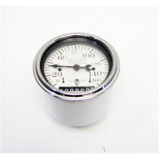 Garage Sale - Stewart Warner 82661 Wings Electric Speedometer, White