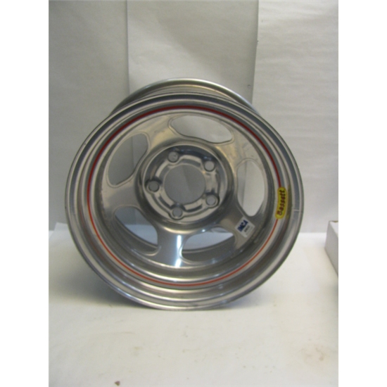 Garage Sale - Basset IMCA Approved Wheel, 15X8, 5 On 5, Silver