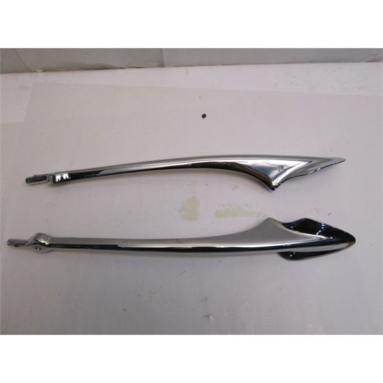 Garage Sale - 1926-27 Model T Windshield Posts, 4 Inch Chopped, Chrome