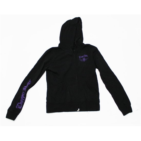 Garage Sale - Chopper Dolls Hell On Heels Zip Hoodie, Medium