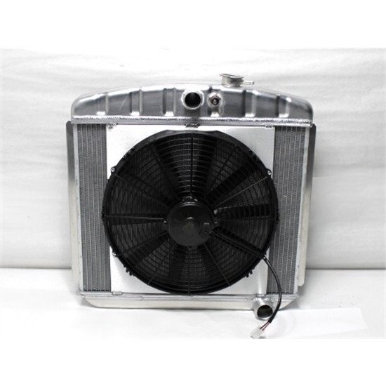 Garage Sale - Dewitts 4139012M 1955-57 Chevy/TRI-V Radiator Fan Combo, Manual