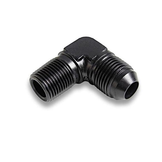 Garage Sale - Earls AT982266ERL -6 AN Male to 3/8 Inch NPT Aluminum 90 Degree Elbow
