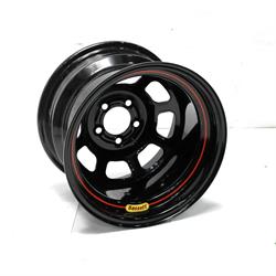 Garage Sale - Bassett 50SF2 15X10 D-Hole Lite 5 on 4.5 2 Inch Backspace Black Wheel