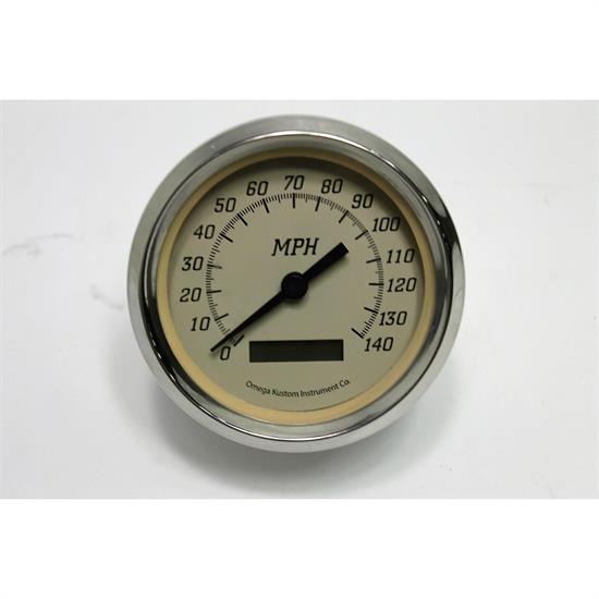 Garage Sale - 4" 140 MPH Speedometer, Prog Beige