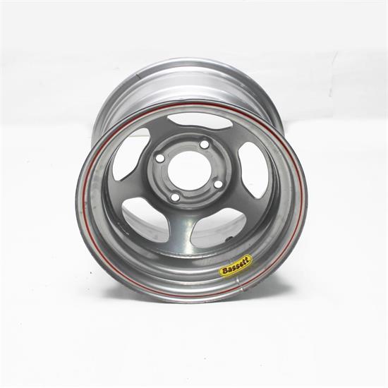 Garage Sale - Bassett 38ST3S 13X8 Inertia 4 on 4.5 3 Inch Backspace Silver Wheel