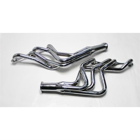 Garage Sale - 1965-89 Small Block Chevy Fullsize Car Long Tube Headers, Chrome