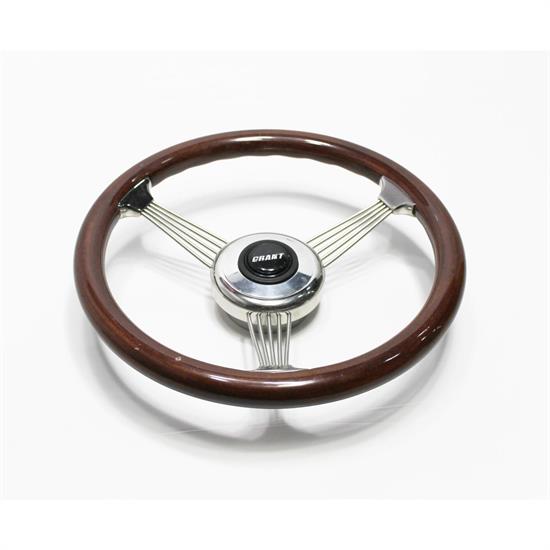 Garage Sale Grant 1057 Classic Banjo Steering Wheel, Mahogany Rim, 14