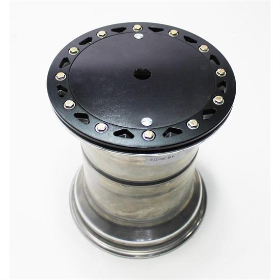 Aero-Dynamics Micro Sprint Wheel, 12 X 7" with Beadlock, Black