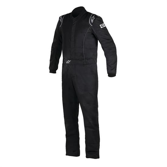 Alpinestars 3355916-10-62 Knoxville Racing Suit, Black