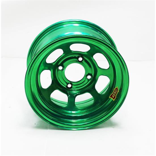 Aero 36-974531GRN 36 Series 13x7 Wheel, Spun, 4 on 4-1/2 BP 3-1/8