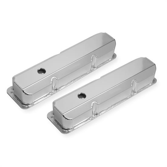Sniper 890001 Fabricated Aluminum Tall Valve Covers, Ford FE, Sil